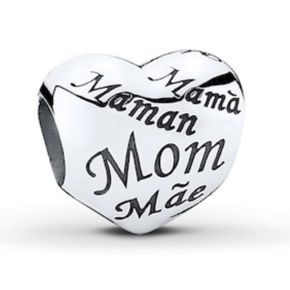 PANDORA Charm Mother's Heart Sterling